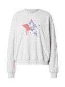 HOLLISTER Collegepaita  katkero / vaaleanharmaa / punainen / valkoinen