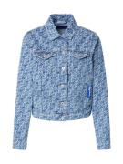 Karl Lagerfeld Välikausitakki  sininen denim / vaaleansininen