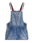 Tommy Jeans Mekko 'TOMMY GIRL DENIM DUNGAREE'  monivärinen