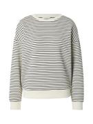 MSCH COPENHAGEN Collegepaita 'Ima'  beige / musta
