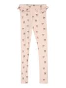 Lil'Atelier Leggingsit 'NMFGAVO'  mokka / roosa
