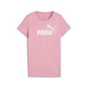 PUMA Toiminnallinen paita 'ESS No. 1'  roosa / valkoinen