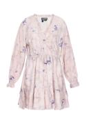 DreiMaster Vintage Mekko  beige / laivastonsininen / pastellinvioletti
