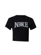 Nike Sportswear Paita  hopeanharmaa / musta