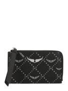 Zadig & Voltaire Kotelo  vaaleanharmaa / musta