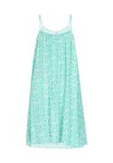 swirly Mekko 'Spring Summer'  turkoosi / valkoinen