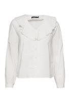 Slkenobi Blouse Ls White Soaked In Luxury