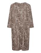 Dress Short 3/4 Sleeve Brown Betty Barclay