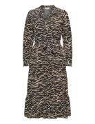 Rosie Zebra Dress Black Notes Du Nord