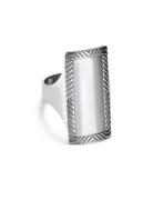 Impression Armour Ring Silver Jane Koenig