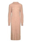 Slfglowie Ls Knit O-Neck Dress B Pink Selected Femme