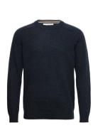 Slhnewcoban Lambs Wool Crew Neck W Noos Navy Selected Homme