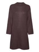 Vmlayla Ls O-Neck Dress Bf Brown Vero Moda