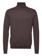 Slhberg Roll Neck Noos Brown Selected Homme