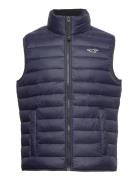 Icon Puffer Vest Emea Blue Hollister