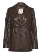 Anf Womens Outerwear Brown Abercrombie & Fitch