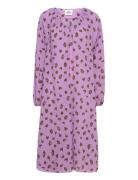 Bumpy Flower Bellini Dress Purple Mads Nørgaard