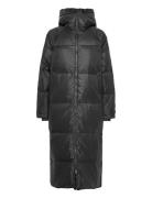 Dinamw Luna Long Down Jacket Black My Essential Wardrobe