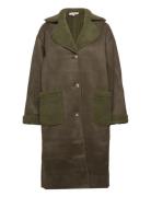 Uria Coat Khaki A-View