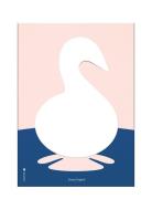 Svane Lyserød Papirklip Patterned Brainchild