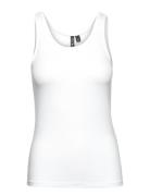 Pcsirene Tank Top Jrs Noos White Pieces