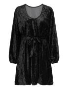 Objsheren L/S Short Dress 124 Black Object