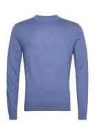 Slhtown Merino Coolmax Knit Crew B Blue Selected Homme