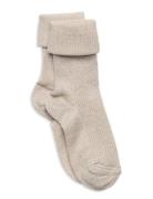 Ida Glitter Socks Beige Mp Denmark