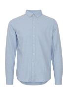 Cfanton Ls Bd Fil A Fil Shirt Blue Casual Friday