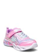 Girls Sweetheart Lights - Lets Shine Pink Skechers