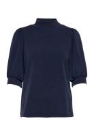 21 The Puff Blouse Blue My Essential Wardrobe