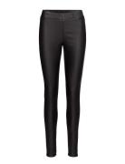 Ada Coated Jeggings Black Kaffe