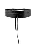 Pcvibs Leather Tie Waist Belt Noos Black Pieces