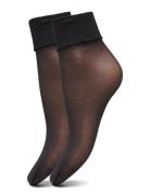 Decoy Ankle Sock Silklo 2Pk Black Decoy