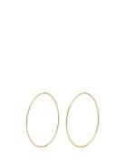 Sanne X-Large Hoop Earrings Gold Pilgrim