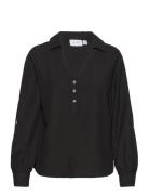 Viprisilla V-Neck L/S Shirt Black Vila