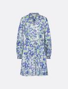 Dorien Frill Dress Blue Fabienne Chapot