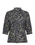 River Blouse Navy ODD MOLLY