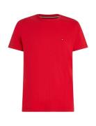 Stretch Slim Fit Tee Red Tommy Hilfiger