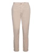 Tapered-Leg Stretch Chinos Beige Hope