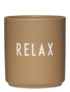 Favourite Cups Beige Design Letters