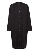 Flora Shirtdress Twill Black Moshi Moshi Mind