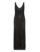 Amalfi Knit Strap Dress Black Second Female