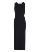 Briellegz Sl Rib Dress Black Gestuz