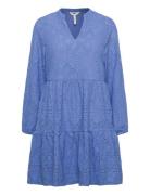 Objfeodora Gia L/S Dress Noos Blue Object
