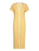 Striped Jersey Dress Yellow Mango