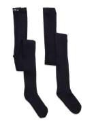 Stocking - Rib Black Minymo