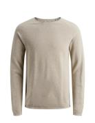 Jjehill Knit Crew Neck Noos Cream Jack & J S