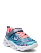 Girls Twisty Brights - Dazzle Flash Patterned Skechers