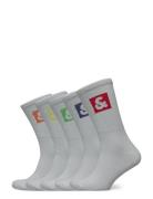 Jacdan Logo Tennis Socks 5 Pack White Jack & J S
